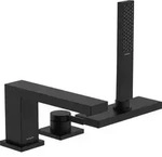 hansgrohe Tecturis E 3-Loch Wannenarmatur 73443670 mit sBox, mattschwarz