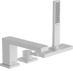 hansgrohe Tecturis E 3-Loch Wannenarmatur 73443700 mit sBox, mattwei&szlig;