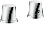 Axor Starck Organic Wannen Thermostat 12422000 2 Loch, f&uuml;r Wannenrandmontage