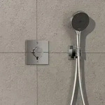 hansgrohe ShowerSelect Comfort E Thermostat 15578000 UP, f&uuml;r 2 Verbraucher, mit