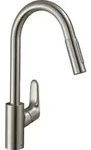 hansgrohe Focus M41 240 31833800 Ausziehbrause 2jet edelstahl-optik