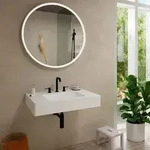 hansgrohe Tecturis S 3-Loch Waschtischarmatur 73330670 mit Push-Open-Ablaufgarnitur,