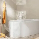 hansgrohe Tecturis S Wannenarmatur 73440700 bodenstehend, mattwei&szlig;