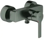 Grohe Lineare Brause-Einhebelmischer 33865AL1 hard graphite geb&uuml;rstet, Wandmontage
