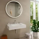 hansgrohe Tecturis S 3-Loch Waschtischarmatur 73330000 mit Push-Open-Ablaufgarnitur,