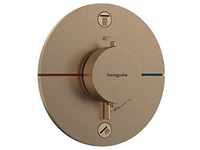 hansgrohe ShowerSelect Comfort S Brausethermostat 15556140 brushed bronze,...