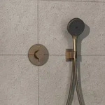 hansgrohe ShowerSelect Comfort S Brausethermostat 15556140 brushed bronze,...