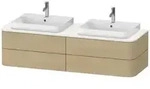 Duravit Happy D.2 Plus Waschtisch-Unterschrank HP4974B7171 160x55cm, f&uuml;r Konsole, 4