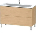 Duravit L-Cube Waschtisch-Unterschrank LC662803030 122 x 48,1 cm, Eiche natur, 2