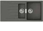 hansgrohe Einbausp&uuml;le 43357290 750x490mm, Haupt- und Zusatzbecken, 980 x 480...