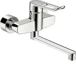 Hansa Hansaclinica Waschtischarmatur 01536286 Wandmontage, B&uuml;gelhebel, Ausladung 277