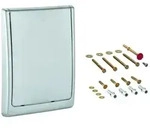 Grohe Abdeckplatte 43179P00 mattchrom, f&uuml;r WC-Drucksp&uuml;ler Wandeinbau 42901000