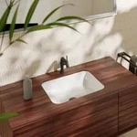 hansgrohe Xuniva Unterbauwaschtisch 61052450 450x350mm, ohne Hahnloch, mit &Uuml;berlauf,