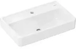 hansgrohe Xanuia Q Waschtisch 60215450 600x370mm, mit Hahnloch, ohne &Uuml;berlauf, wei&szlig;