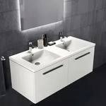 Ideal Standard i.life B M&ouml;bel-Doppelwaschtisch T4602MA 121x51,5x18cm, wei&szlig;...