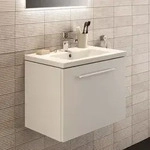 Ideal Standard i.life S M&ouml;bel-Waschtisch T4590MA mit Hahnloch und &Uuml;berlauf,...