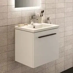 Ideal Standard i.life S M&ouml;bel-Waschtisch T459101 mit Hahnloch und &Uuml;berlauf,...