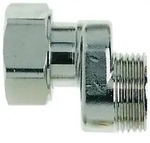 Heimeier S-Anschluss 1351-02.362 G 3/4 IGxG 3/4 AG, Messing vernickelt