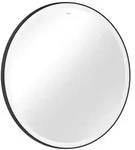 hansgrohe Xarita Lite Q Spiegel 54967670 mit runder LED-Beleuchtung, mattschwarz, B