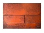 TECEsquare II Metall WC-Bet&auml;tigungsplatte 9240845 Rusted steel