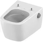 TECEneo Wand-WC 9700205 mit Duschfunktion, sp&uuml;lrandlos, Kalt-/Warmwasser, wei&szlig;