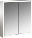 Emco 949706261, Emco prime Aufputz-Lichtspiegelschrank 949706261 600x700mm, 2-t&uuml;rig,