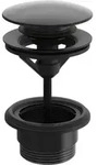 Hansa Push-Open-Ablaufgarnitur 0764010033 G 1 1/4, mattschwarz