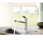 Hansa HANSABASIC K&uuml;chenarmatur 55482203 schwenkbar, Ausladung 223mm, DN 15,...