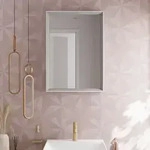 hansgrohe Xarita E Spiegel 54998700 mit IR Sensor, 500 x 700 x 50 mm, wei&szlig; matt