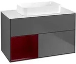 Villeroy und Boch Finion Waschtischunterschrank G651HBGK 100x60,3x50,1cm, Regal...