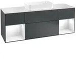Villeroy und Boch Finion Waschtischunterschrank F331GFHG 160x60,3cm, Abdeckplatte