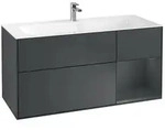 Villeroy und Boch Finion Waschtischunterschrank F070HGHG 119,6x59,1cm, Regal...