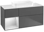 Villeroy und Boch Finion Waschtischunterschrank G701MTGK 120x60,3x50,1cm, Regal