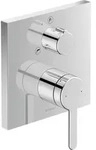 Duravit C.1 Unterputz-Wannenarmatur C15210017010 eckig, Ab- & Umstellventil,