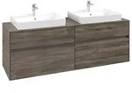 Villeroy und Boch Collaro Waschtischunterschrank C02400RK 160x54,8x50cm, f&uuml;r 2