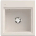 Villeroy und Boch Subway Style 50 S Einbausp&uuml;le 331500KR Sp&uuml;lbecken, 500 x 510 mm,