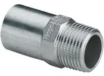 Viega Sanpress Inox Einsteckst&uuml;ck 436780 54mmxR 2, Stahl nichtrostend, Mehrkant