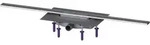 Kessel Linearis Duschrinne 45300.10 1000 mm, Edelstahl geb&uuml;rstet, Megastop