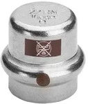 Viega Temponox Kappe 811976 22 mm, Stahl nicht rostend, SC-Contur