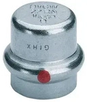 Viega Prestabo Verschlusskappe 643591 18 mm, Stahl unlegiert, verzinkt,...