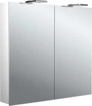Emco 979706303, Emco flat 2 Style Aufputz-Lichtspiegelschrank 979706303 800x721mm,