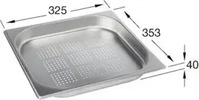 Villeroy und Boch 829905K1, Villeroy und Boch Dampfgarschale 829905K1 2/3, Edelstahl