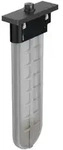 hansgrohe sBox Wannenrandset 28010340 brushed black chrome, eckig, f&uuml;r Wannen- und