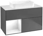 Villeroy und Boch Finion Waschtischunterschrank G651GFGK 100x60,3x50,1cm, Regal...