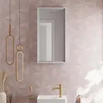 hansgrohe Xarita E Spiegel 54999700 mit LED-Beleuchtung und IR Sensor, wei&szlig; matt