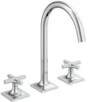 Ideal Standard Joy Neo 3-Loch-Waschtisch-Armatur BD145AA Kreuzgriffe, Ausladung