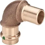Viega Sanpress Bogen 117603 35 mm, 90&deg;, Rotguss oder Siliziumbronze, SC-Contur,