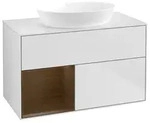 Villeroy und Boch Finion Waschtischunterschrank GA11GNMT 100cm, Abdeckplatte...