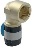 Geberit FlowFit &Uuml;bergangsbogen 620551001 DN 15/20, &Oslash; 25, R 3/4, 90Grad, mit