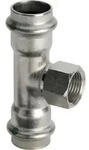 Viega Sanpress Inox T-St&uuml;ck 437206 28mmxRp 3/4x28mm, Stahl nichtrostend,...